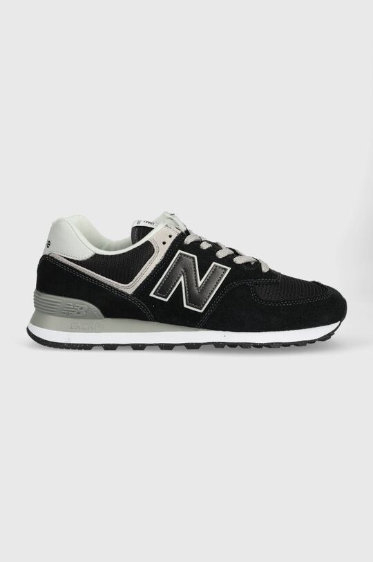 

Кроссовки 574 черно-белые New Balance, черный, Черный;серый, Кроссовки 574 черно-белые New Balance, черный