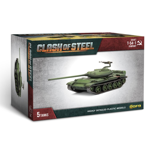 

Фигурка Clash Of Steel – T-44 / T-54-1 Tank Company (X5 Plastic) Gale Force Nine