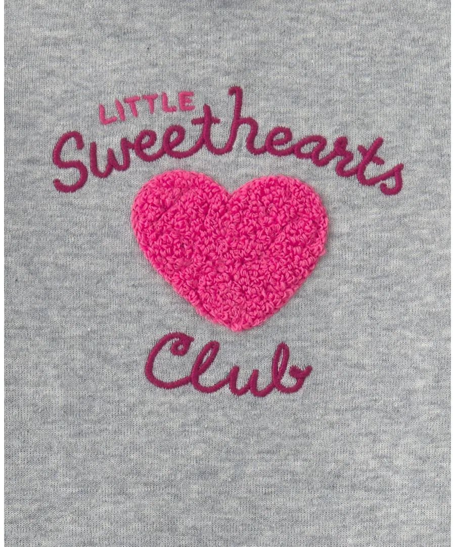 Комплект из боди и брюк Little Sweethearts Club Carter's, Pink Gray — фото 3