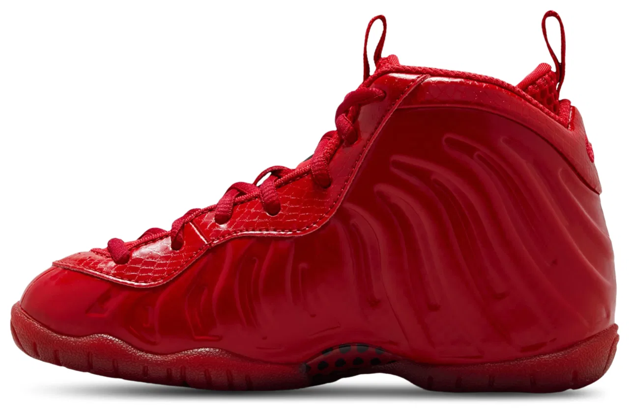 Кроссовки для мальчиков Little Posite Pro Nike, цвет Gym Red/Black — фото 2