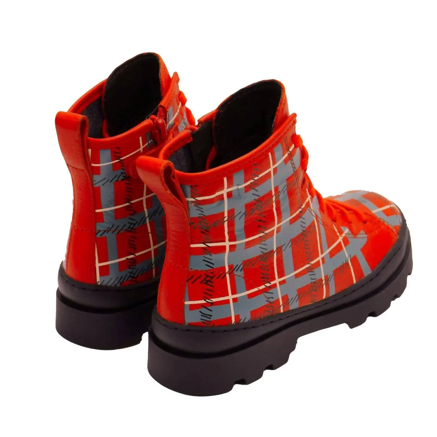 Детские кожаные ботинки Brutus Leather Boot Camper, красный — фото 3