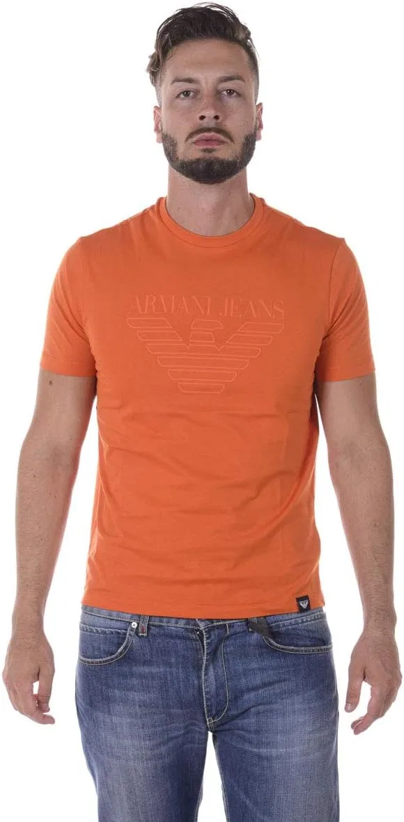 Мужская футболка с логотипом Armani Jeans Emporio Armani, Orange