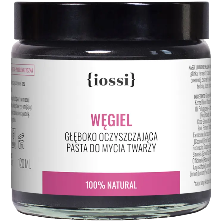 

Iossi Węgiel паста для глубокого очищения лица, 100 мл