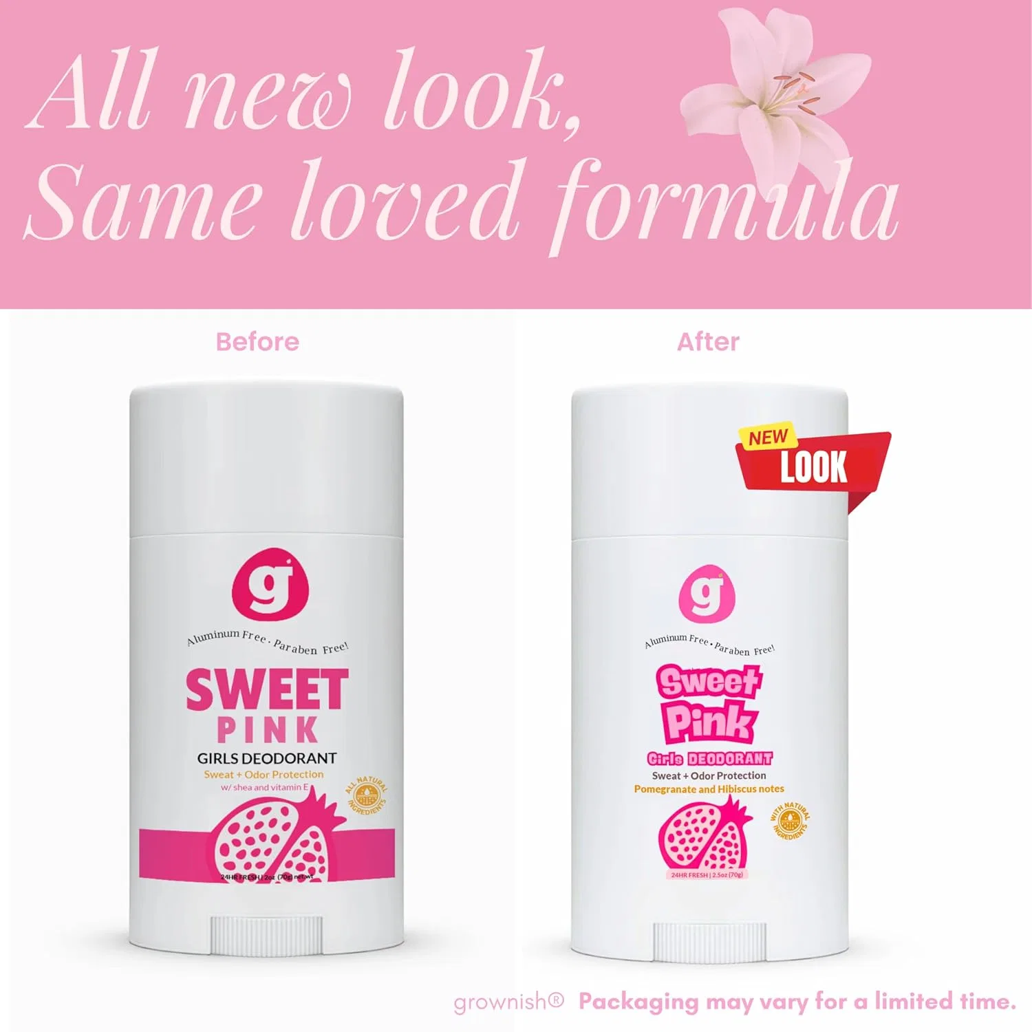 Дезодорант для детей Sweet Girl, 2 шт. по 2 жидк. унции, GROWING BASICS — фото 2
