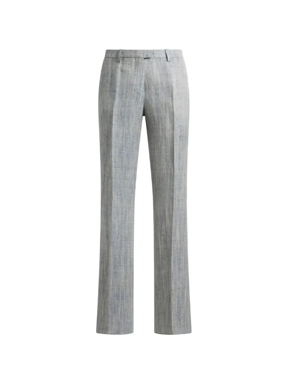 Брюки из льна и смеси Etro, серый