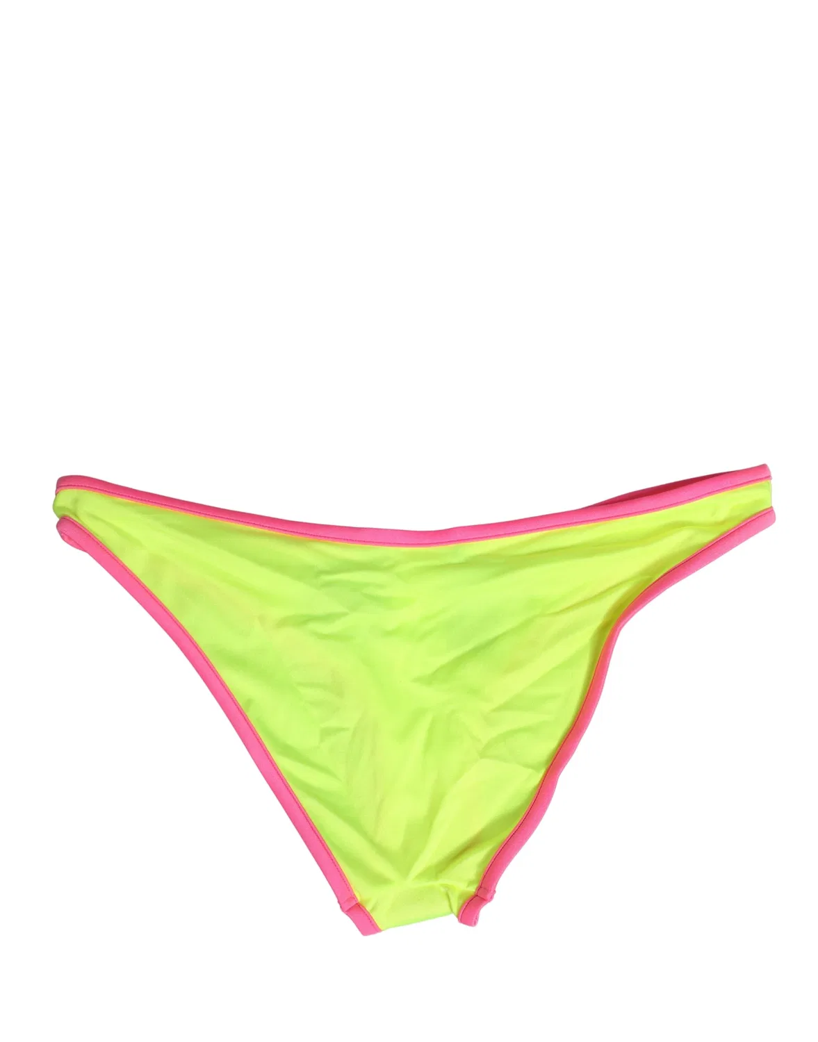 Плавки бикини с цветным блоком Bikini Bottom Dolce & Gabbana, Yellow Pink — фото 4