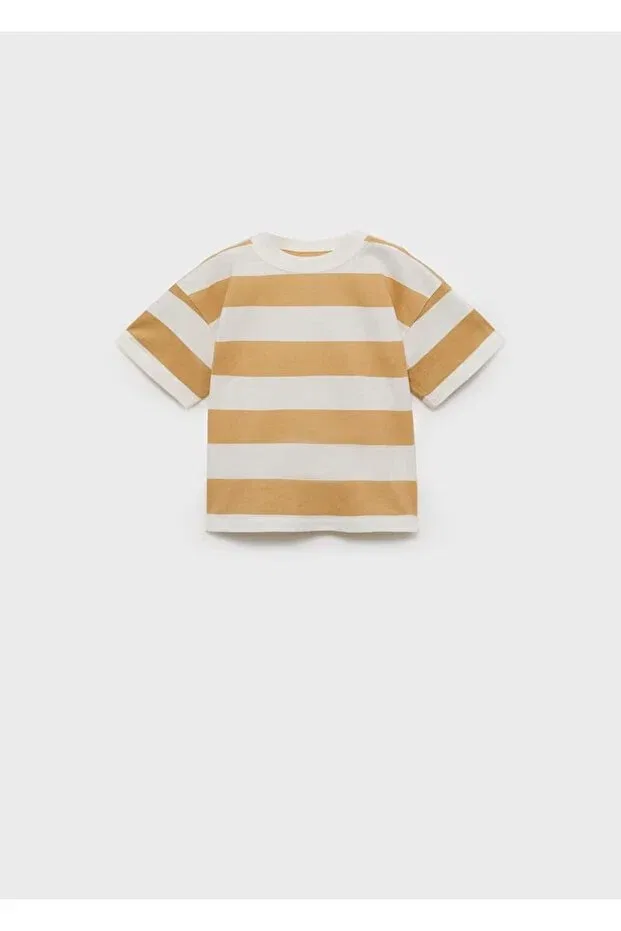 Детская футболка с коротким рукавом Mango Baby, Dark Yellow