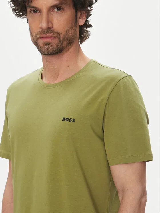 Футболка Mix & Match regular fit Mix Match Boss, зеленый — фото 4