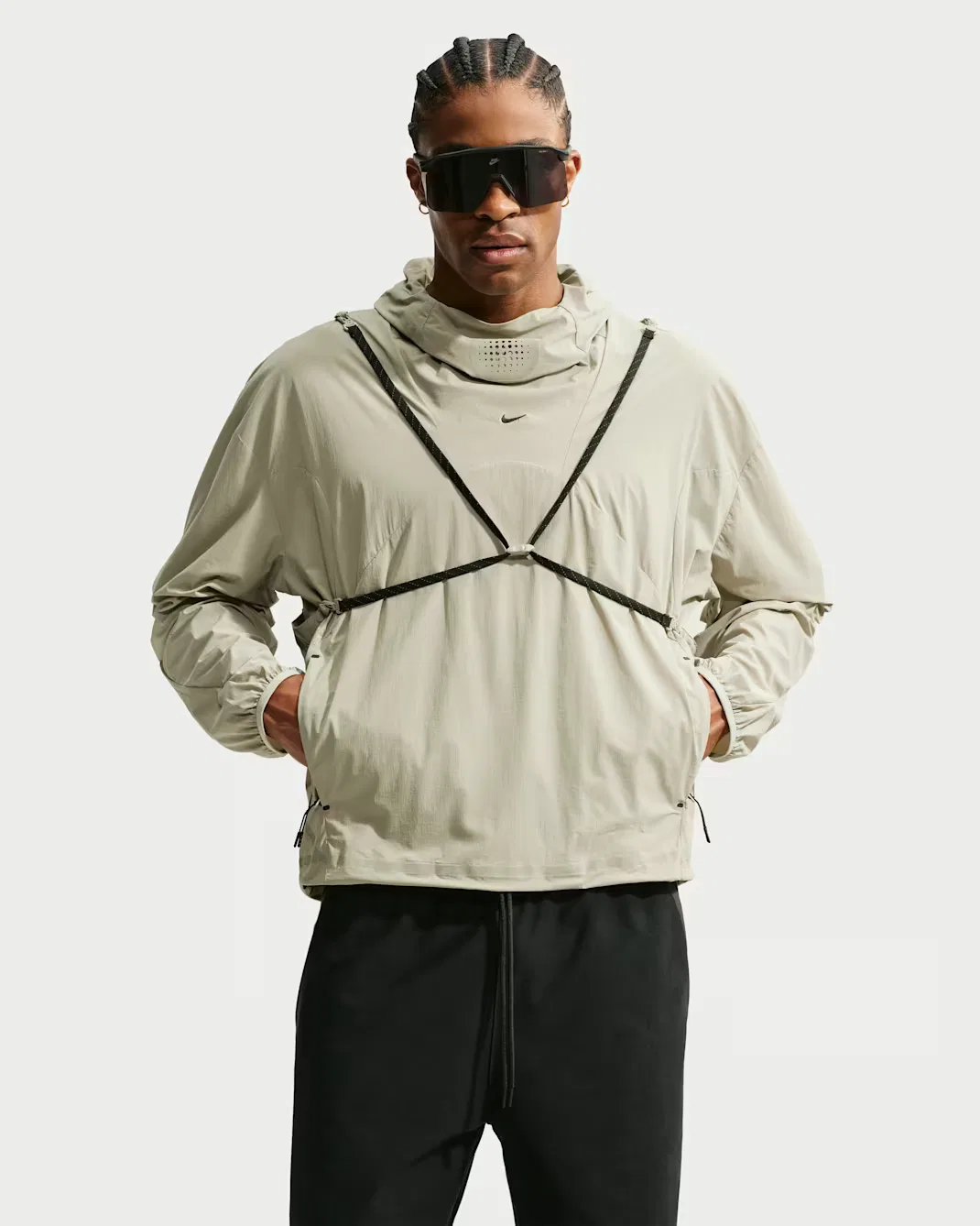 Мужской пуловер-трансформер Dri-FIT Nike Tech Helios, Spruce Fog/Light Pumice/Black