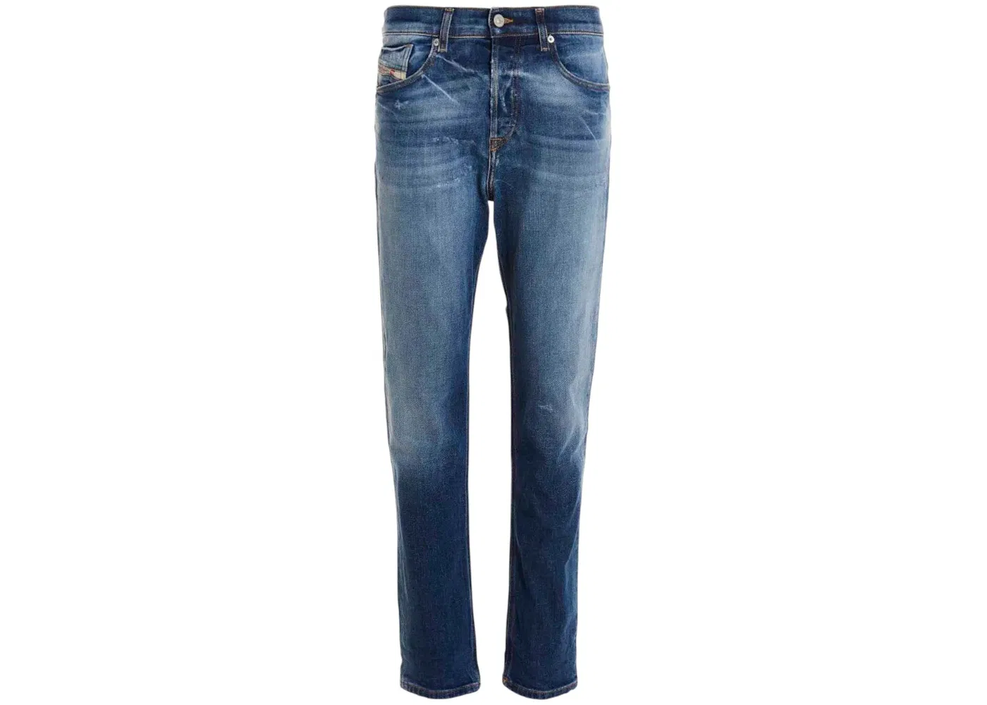 Мужские джинсы зауженные к низу Diesel D-Fining Stretch Tapered Fit Jeans, Blue