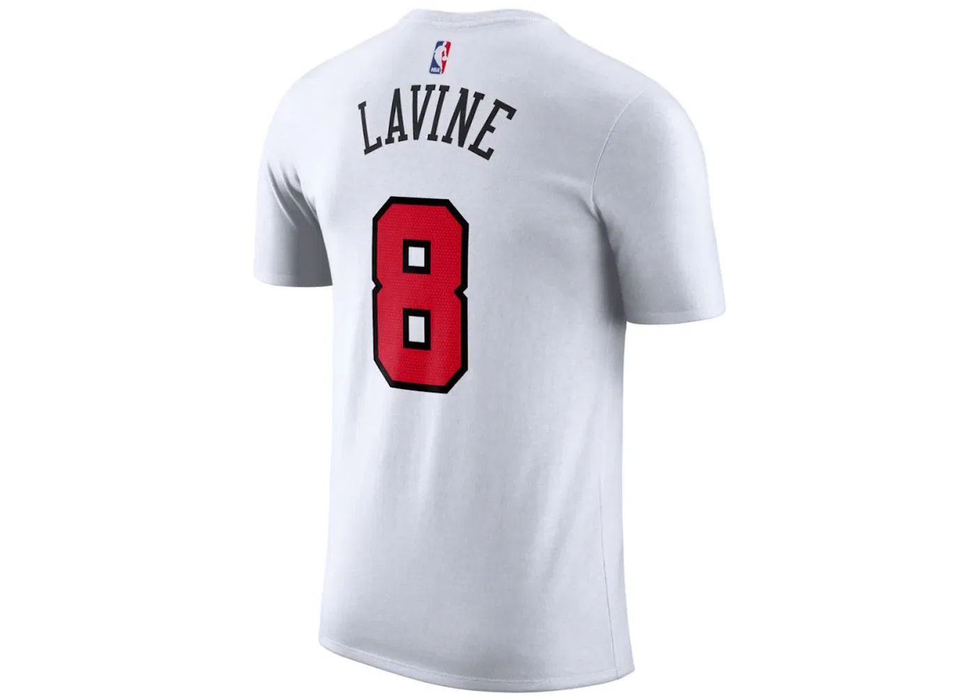 Мужская футболка с принтом Nike NBA Chicago Bulls Zach Lavine, белый — фото 2