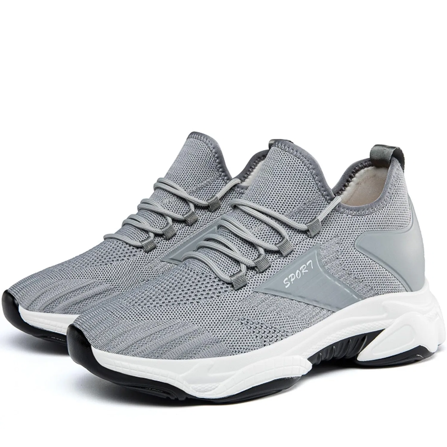 Детские кеды на платформе с цветом Grigio WWricotta, Grigio — фото 2