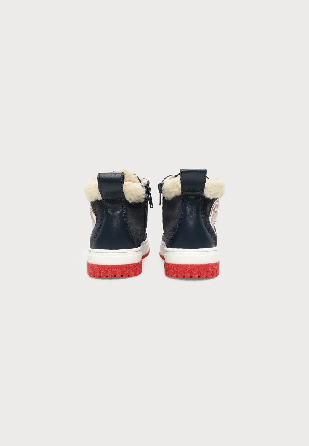 Унисекс - кроссовки Moschino, Dark Blue/Cream/White/Red — фото 3