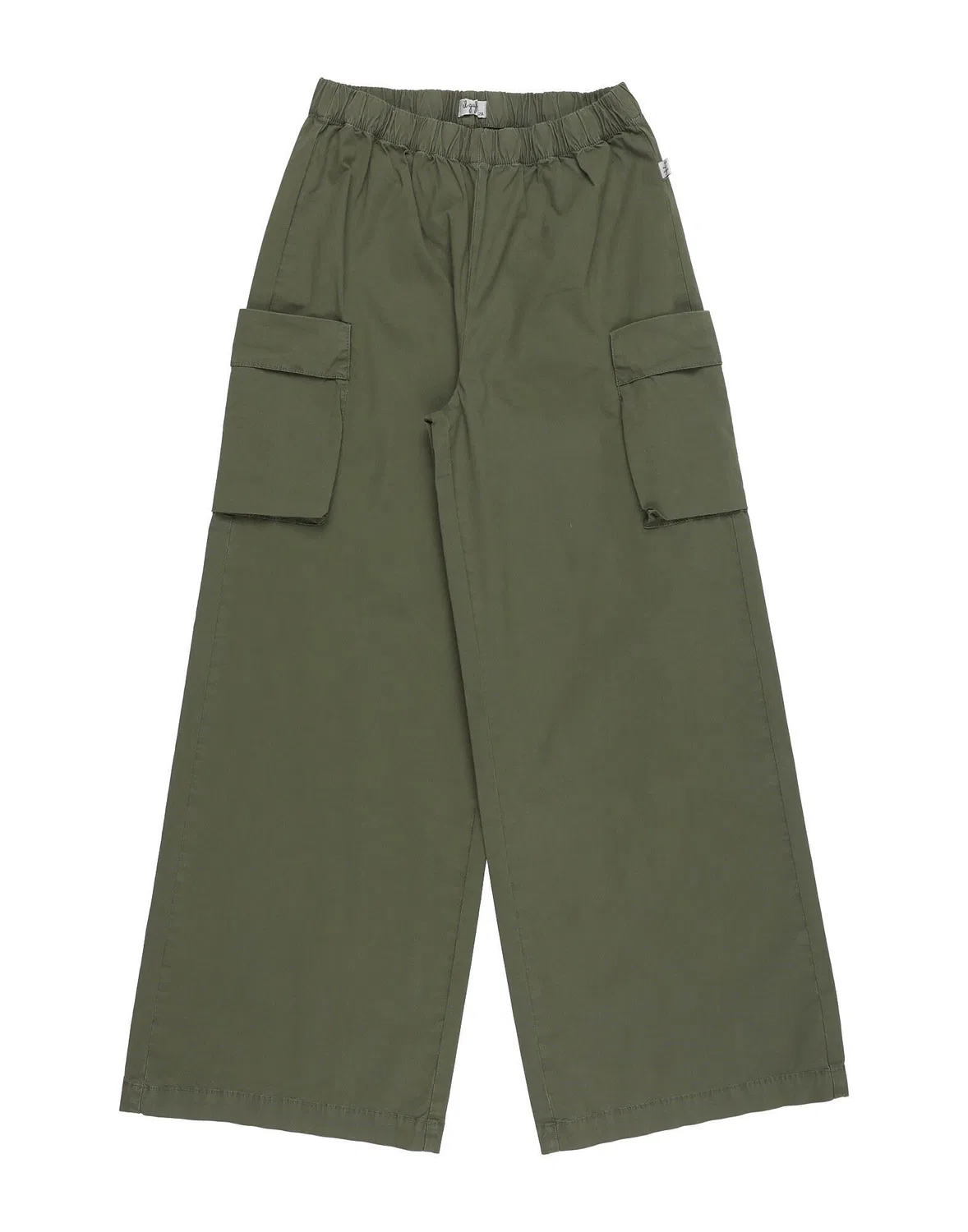 Детские брюки для мальчиков из поплина Military Green Il Gufo, темно-зеленый