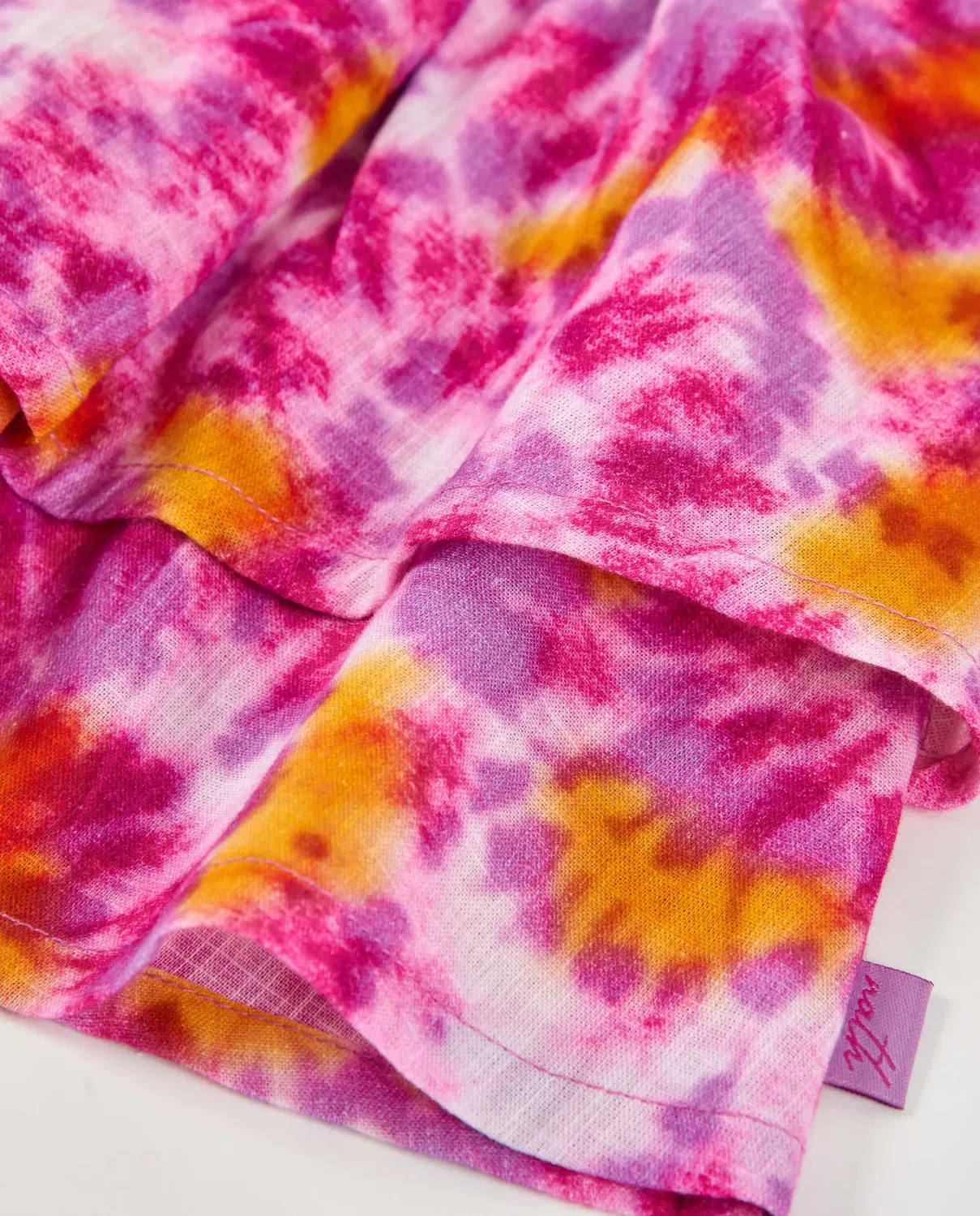 Детская юбка для девочек с принтом Tie-Dye Tuc tuc, Fucsia — фото 4