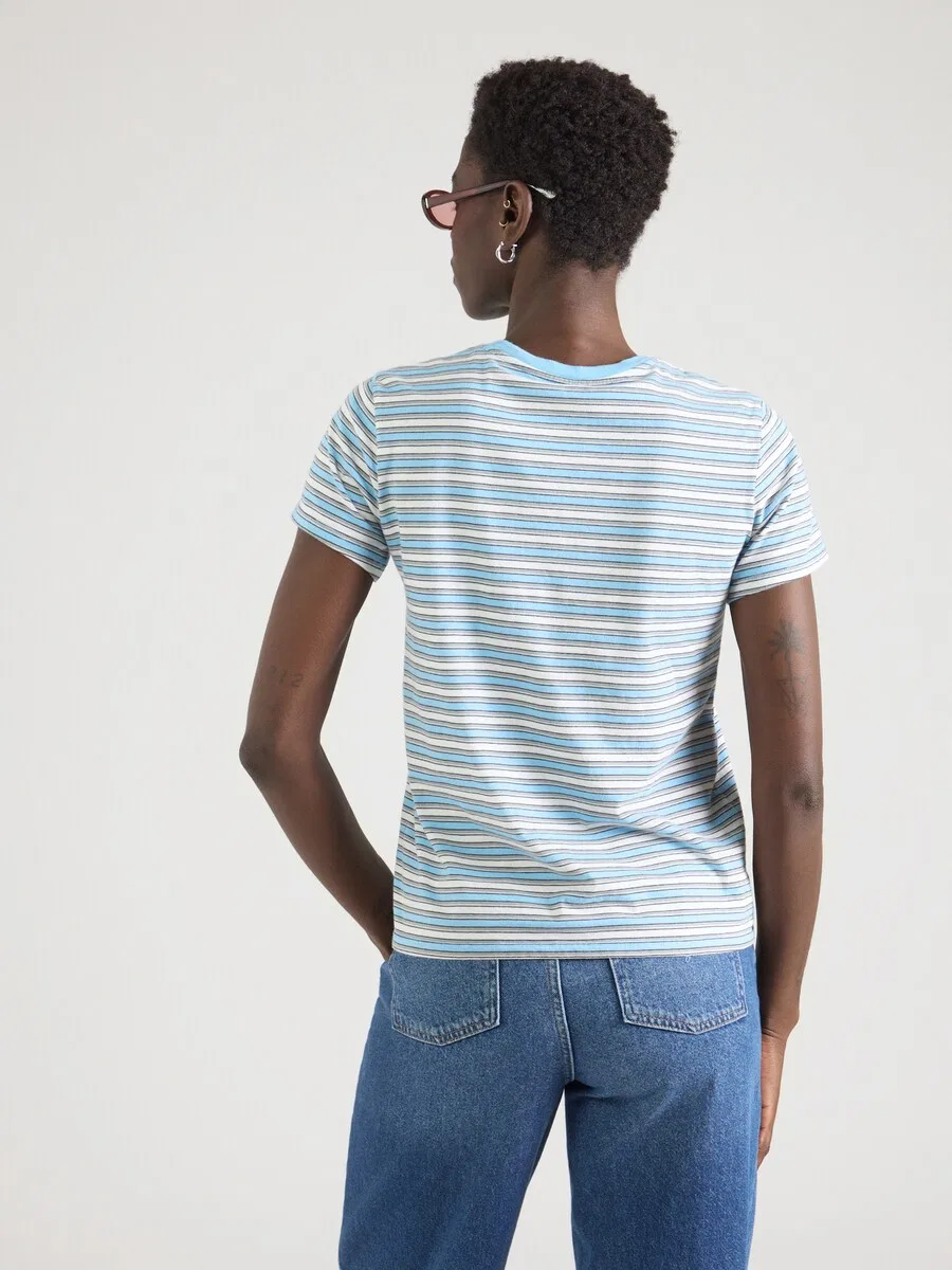 Футболка LEVI'S PERFECT светло-голубого цвета — фото 4