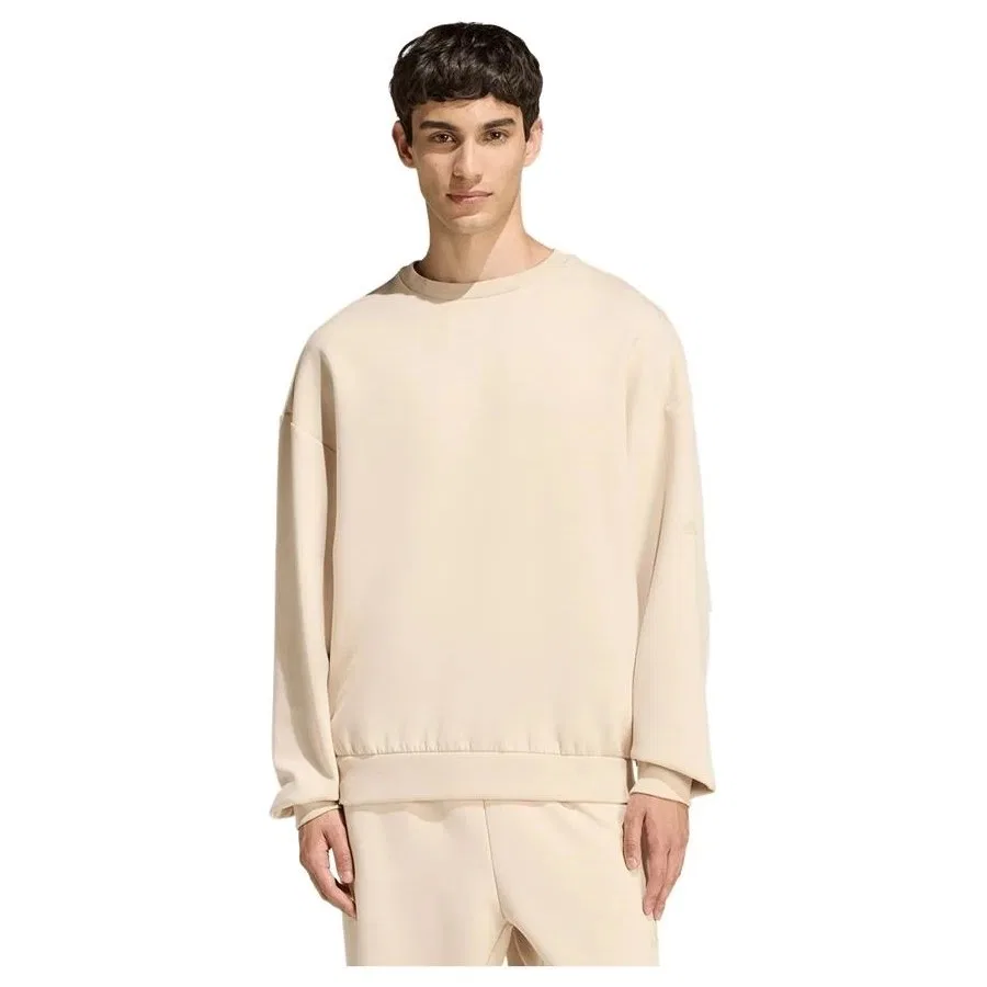 Мужской свитшот с круглым вырезом M SL SK Crew adidas, Бежевый — фото 2