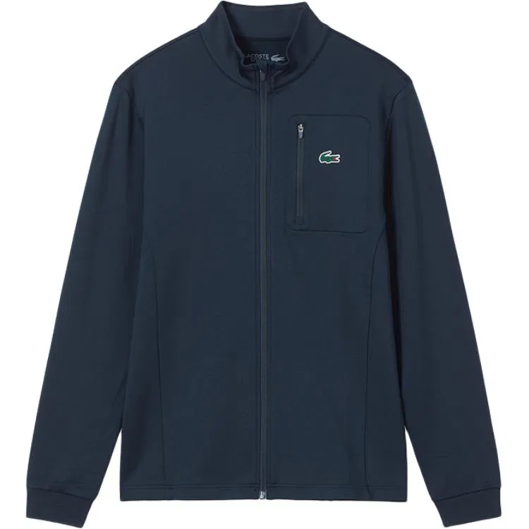 Мужская футболка для гольфа с воротником-стойкой LACOSTE, Navy Blue