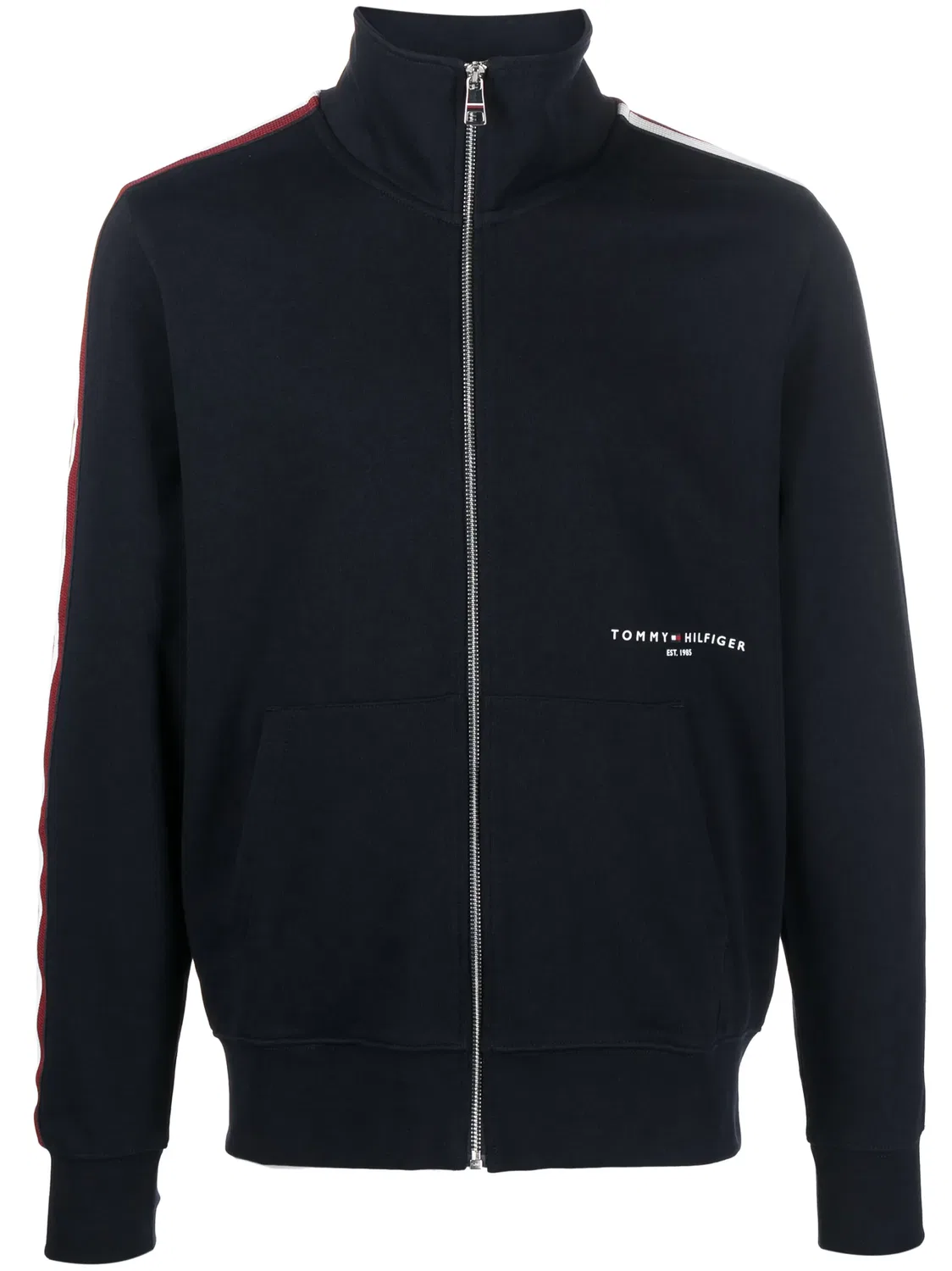 Куртка-бомбер из хлопка с логотипом Tommy Hilfiger, синий