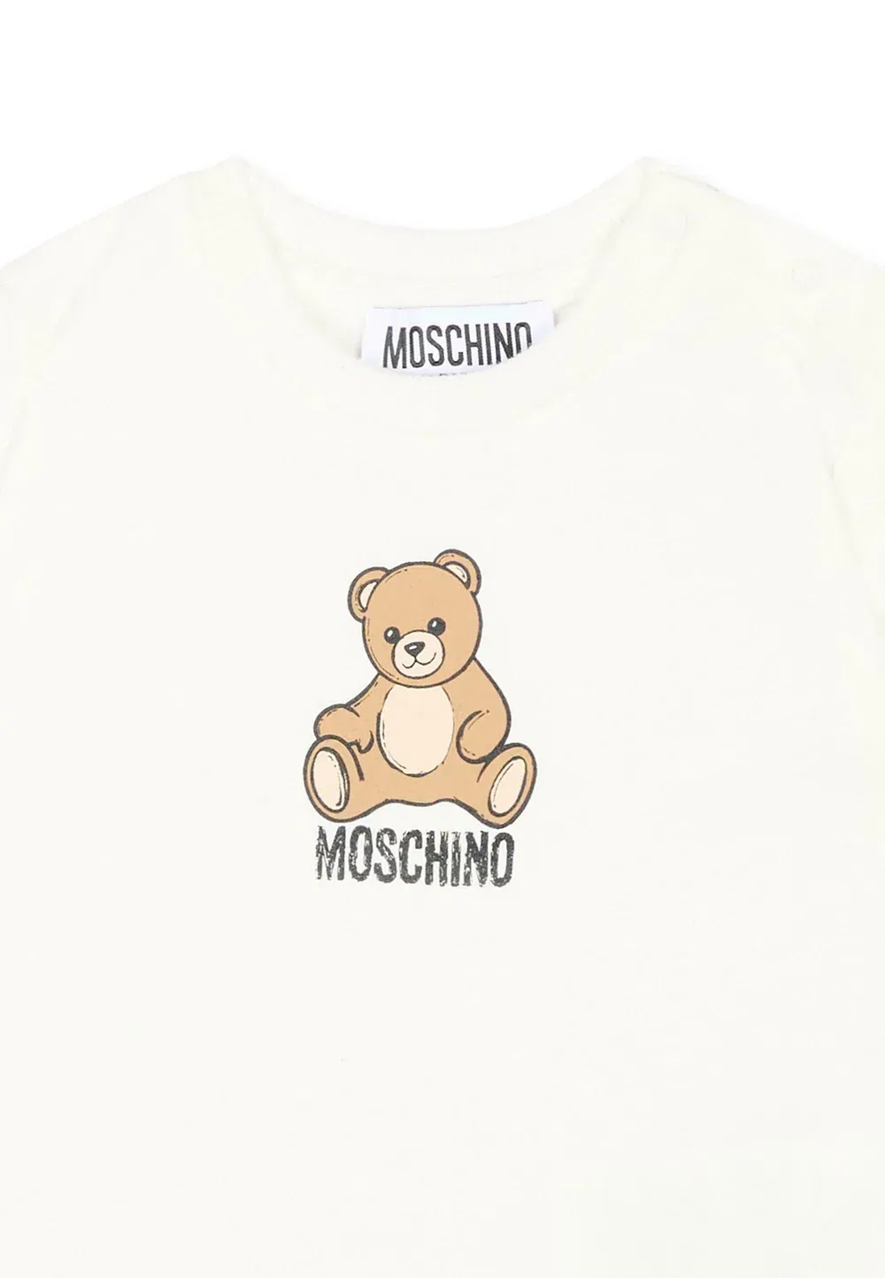 Футболка унисекс - футболка с принтом Moschino, Ivory — фото 3