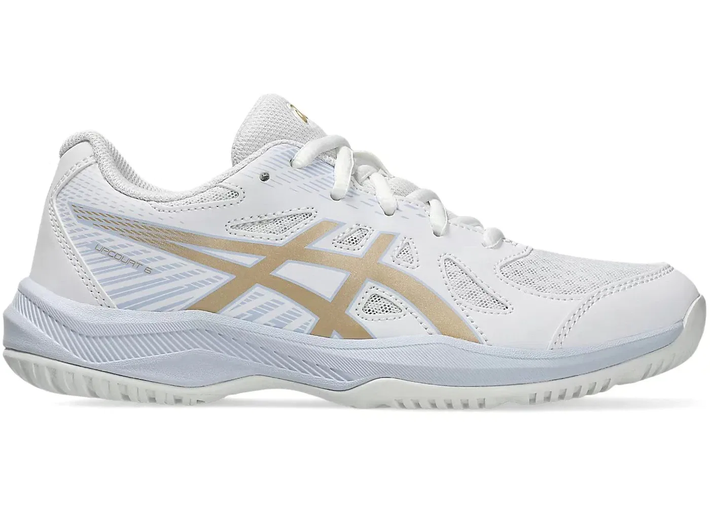 Детские кроссовки для активного отдыха ASICS Upcourt 6, White Champagne