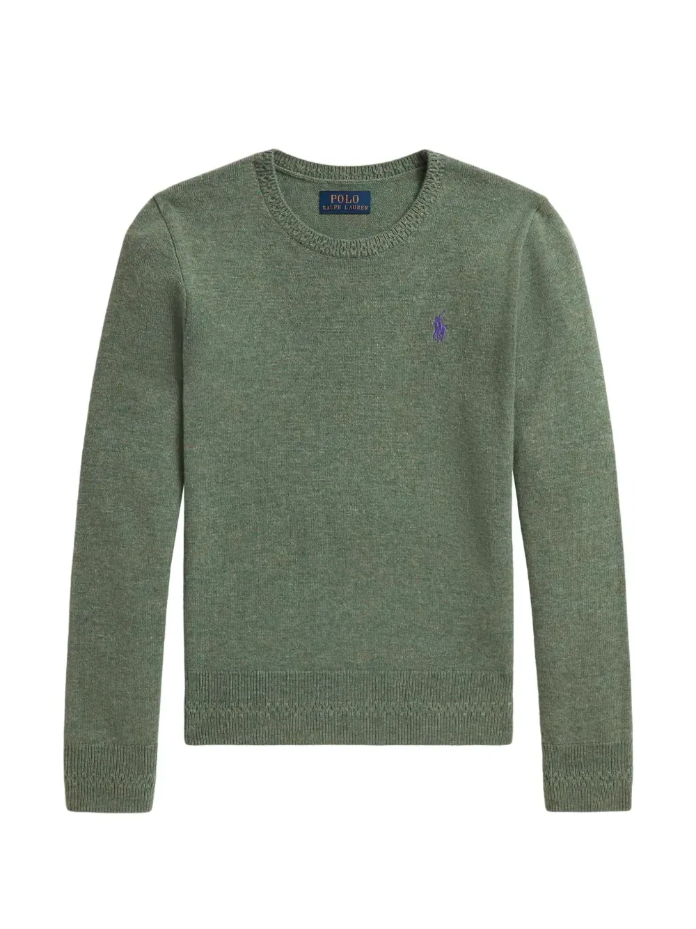 Шерстяной свитер Polo Pony POLO RALPH LAUREN KIDS, зеленый
