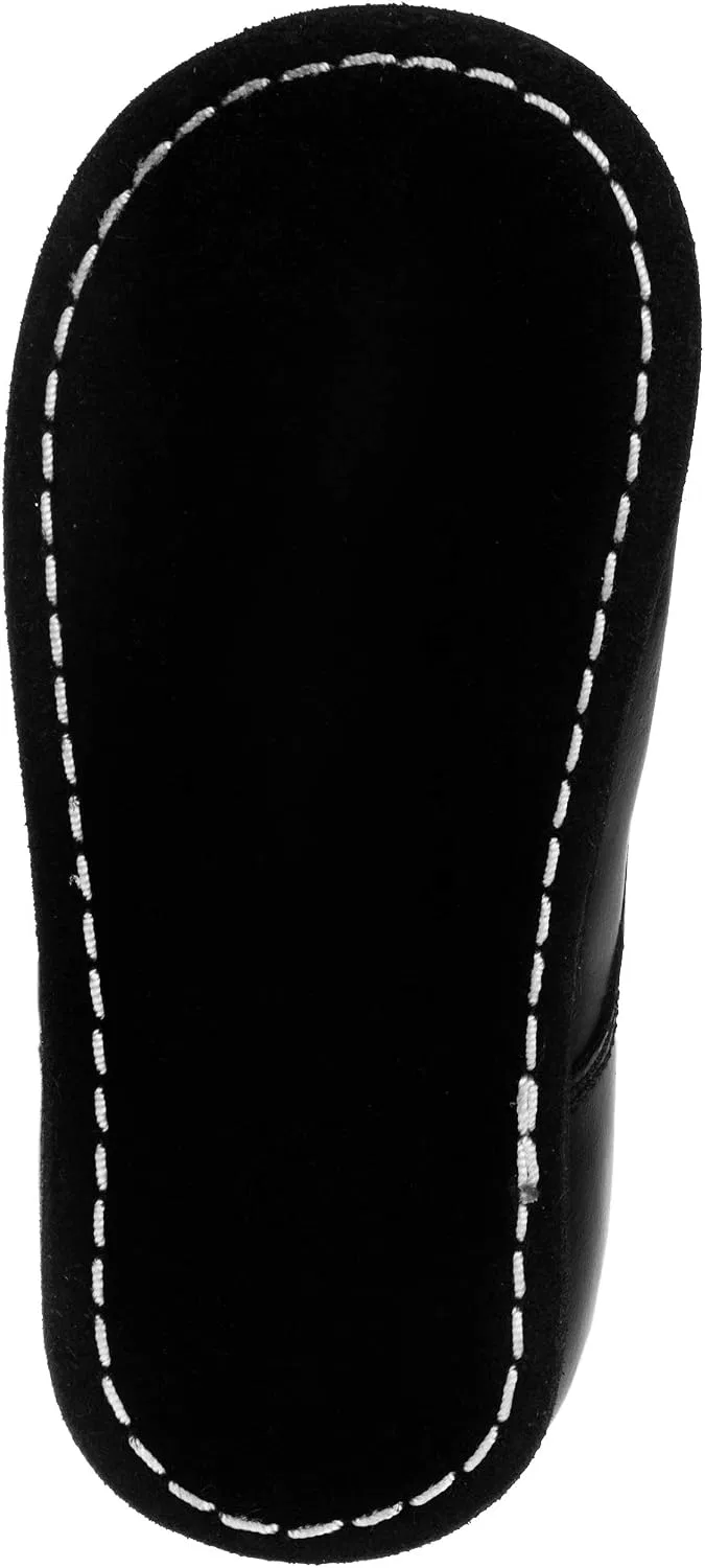 Детские кожаные ботинки на щиколотке Unisex Josmo, Black — фото 4