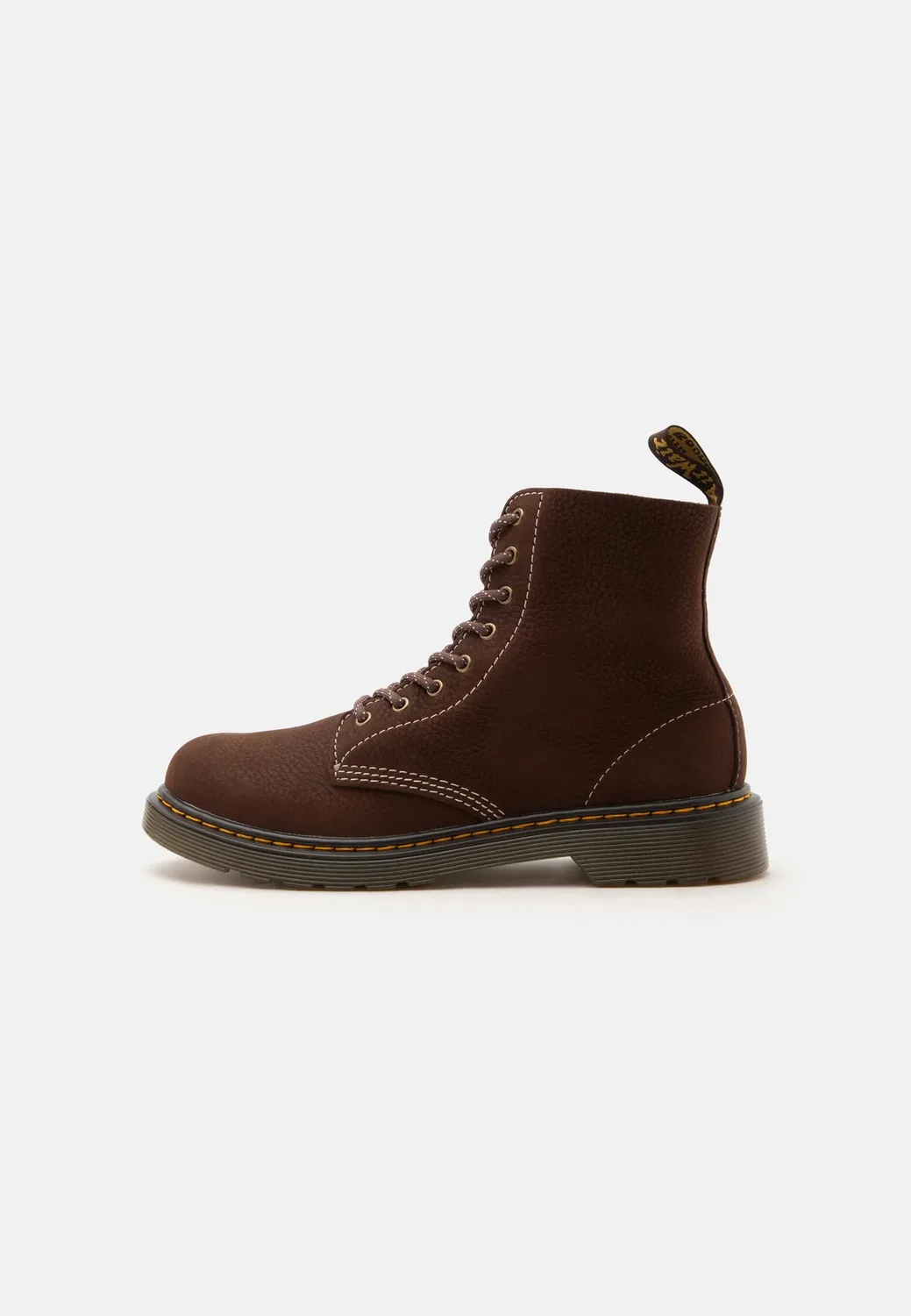 Ботинки унисекс 1460 Pascal с 8 люверсами - ботильоны на шнуровке Dr. Martens, Dark Brown