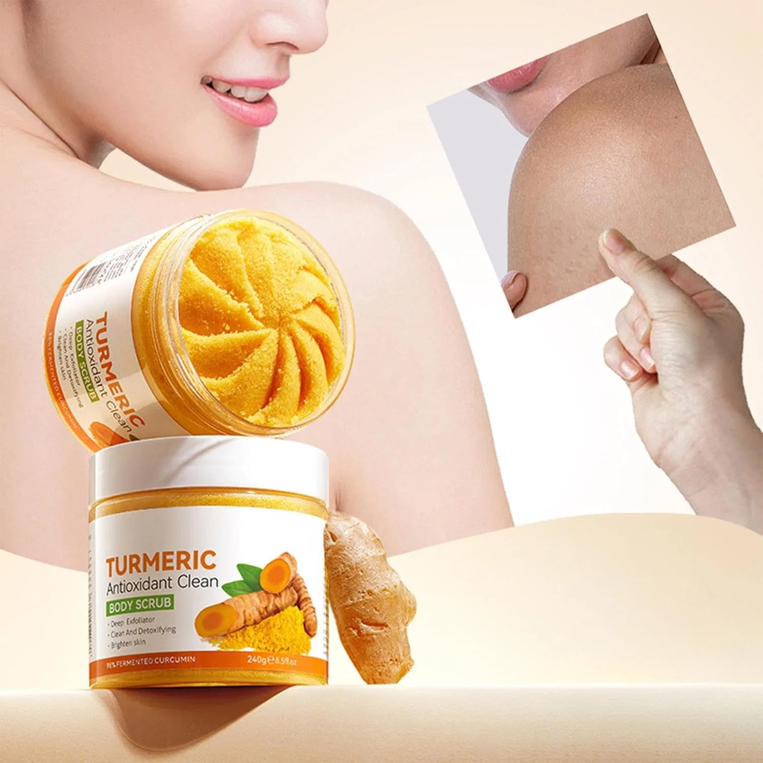 Скраб для тела Turmeric Anti-Ageing Body Scrub, Generisch, 1 шт — фото 2