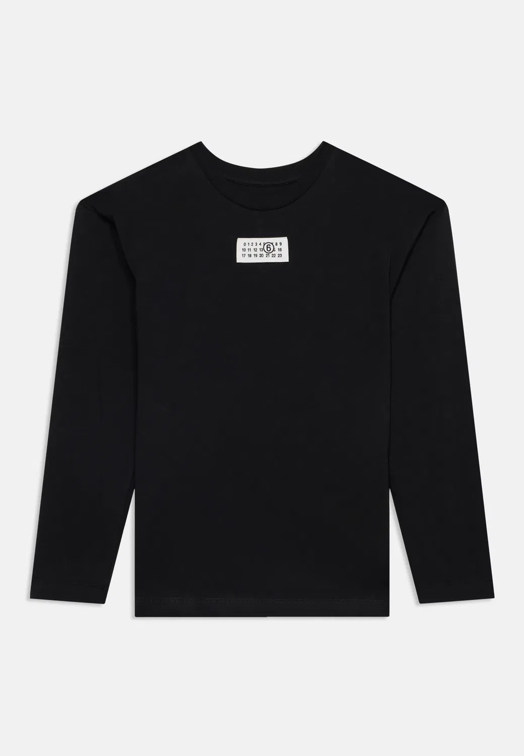 Унисекс - футболка с длинными рукавами Mm6 Maison Margiela, Black