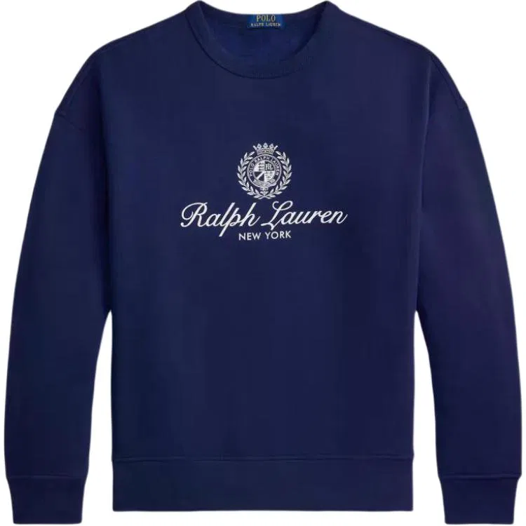 Мужской свитшот с принтом Marine Blue Polo Ralph Lauren