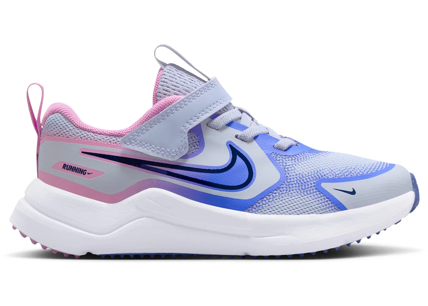Детские кроссовки для мальчиков с амортизацией Nike Cosmic Runner Nike, Ghost Sapphire Light Magenta Midnight Navy