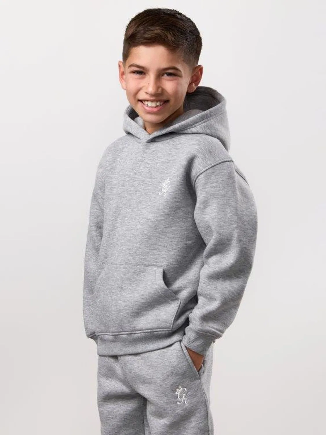 Худи Gym King Grey Marl, серый