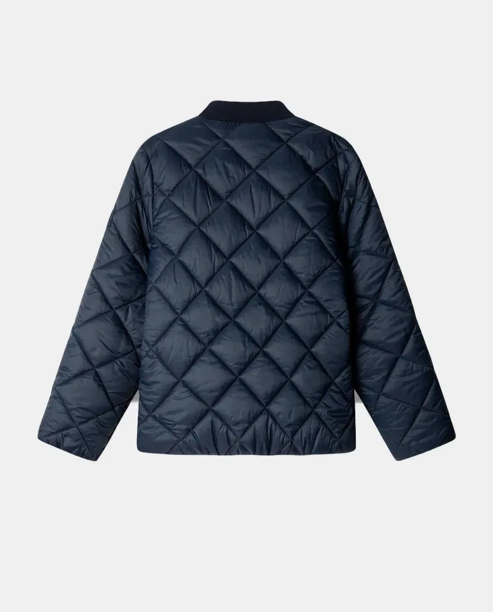 Детская куртка-бомбер для мальчиков с принтом Ford Pepe Jeans, Azul Marino — фото 2