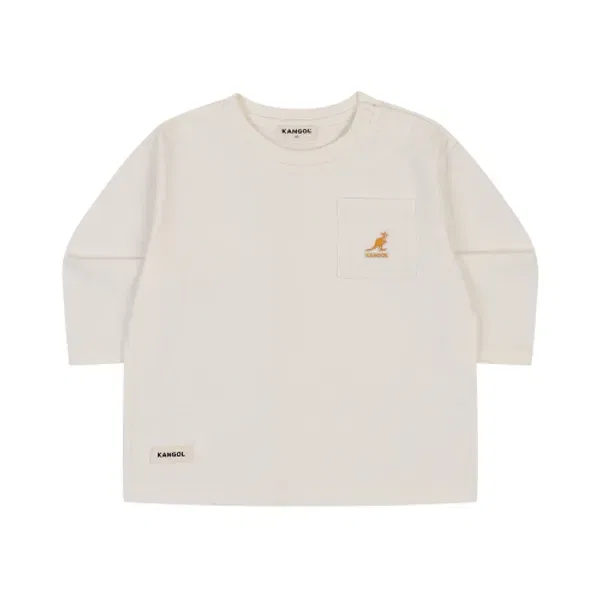 Футболка с логотипом Club, rc 0961, Kangol Kids, айвори