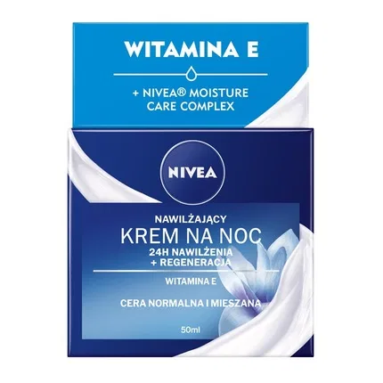 Крем ночной увлажняющий Nivea 24h Moisturization + Regeneration, 50 мл