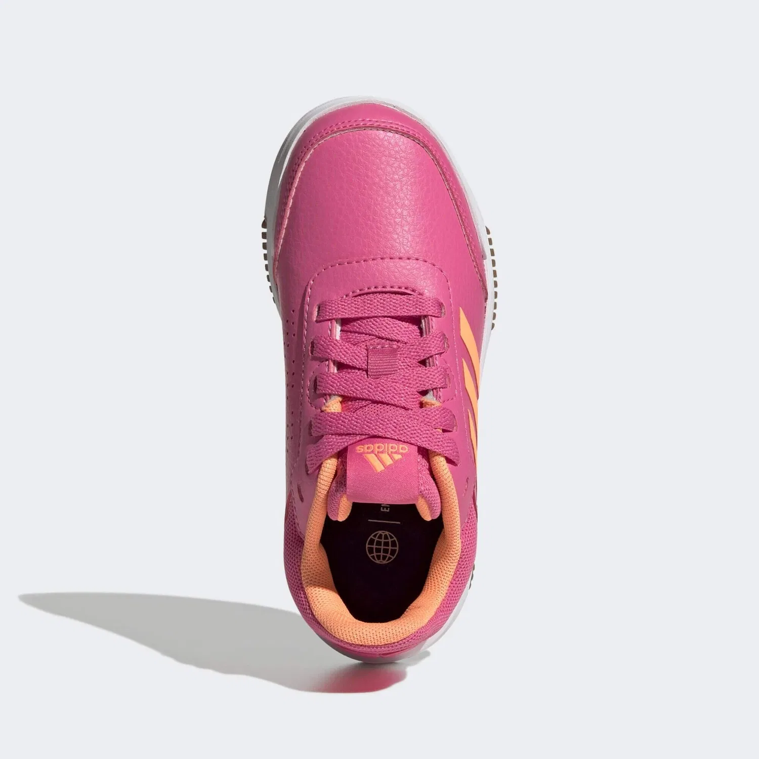 Детские кроссовки с шнуровкой Tensaur Sport Training Lace Adidas, Magentapink Orange Weiss — фото 3