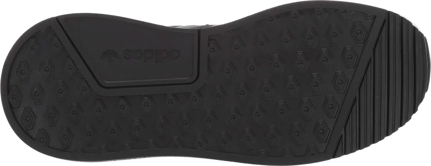 Детские кроссовки для мальчиков с шнуровкой X_Plus Adidas Originals, Black Grey White — фото 4