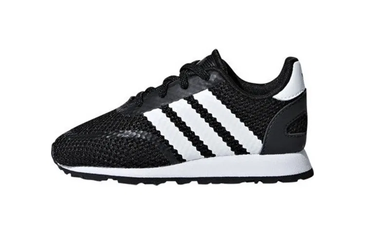 Детские кроссовки для малышей с низким верхом N 5923 Adidas Originals, Black White
