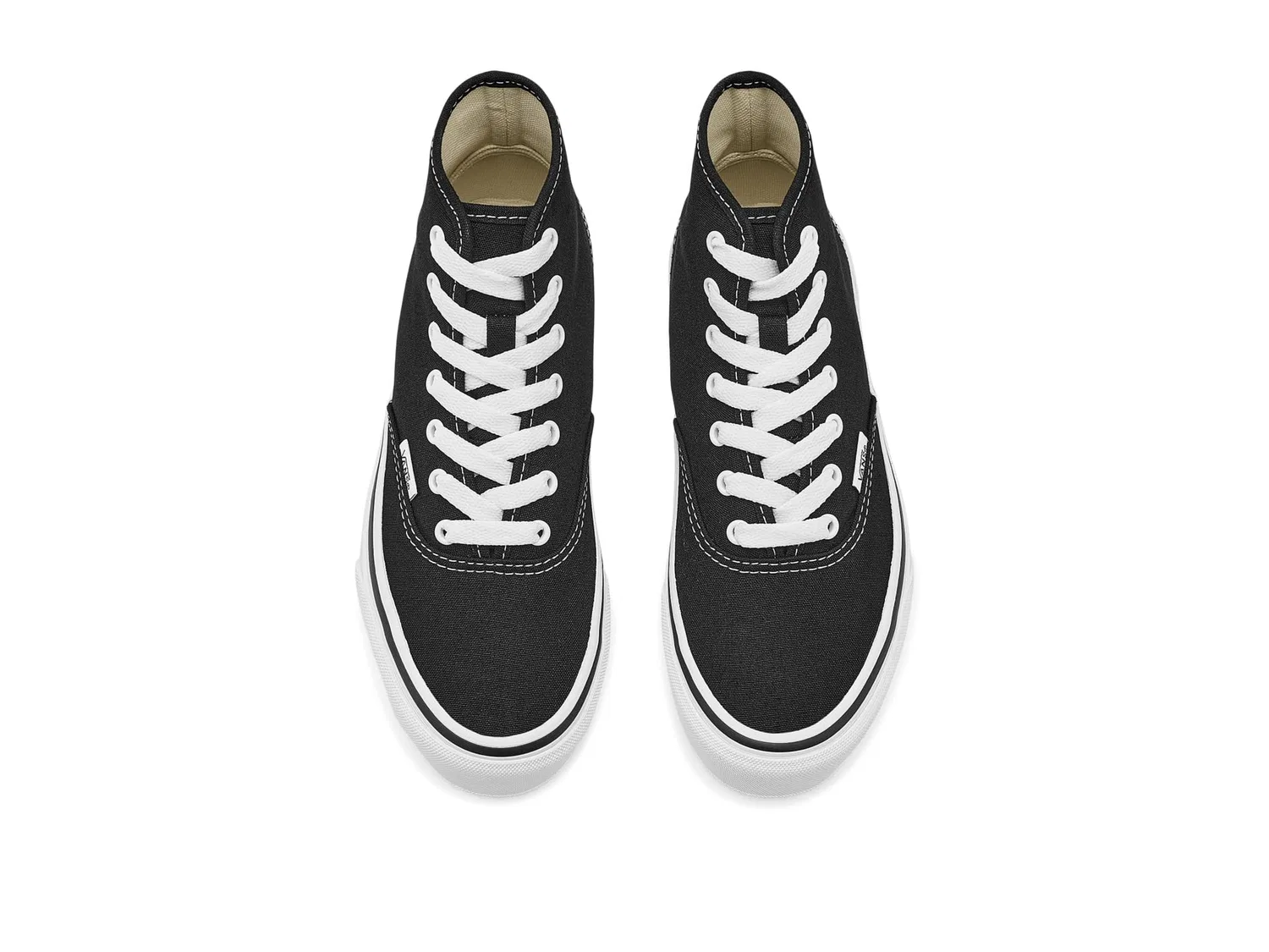 Кроссовки Authentic Hi 2.0 (для больших детей) Vans Kids, Black/True White — фото 3