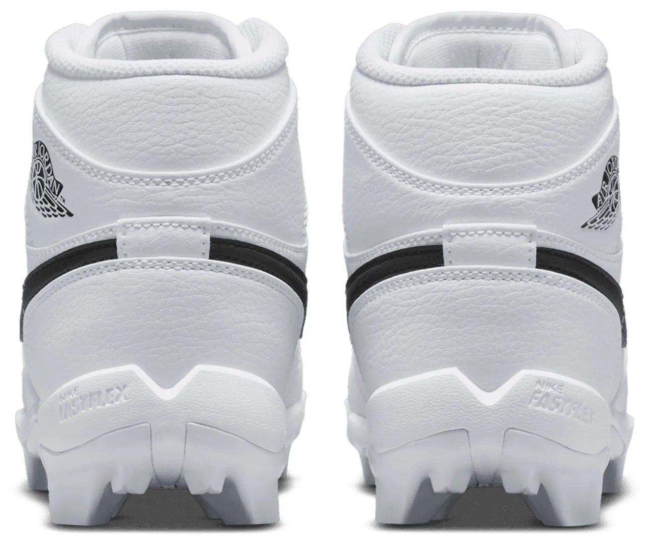 Бутсы для мальчиков AJ 1 Mid Cleats Jordan, черный/белый — фото 3