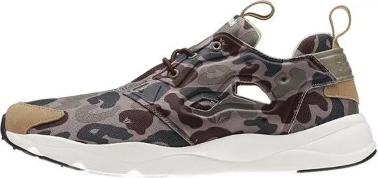 Кроссовки furylite camo Reebok, зеленый — фото 3