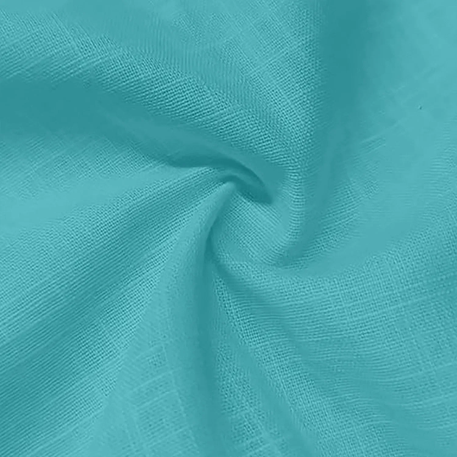 Женская хлопковая майка без рукавов с V-образным вырезом, Green Mint — фото 3
