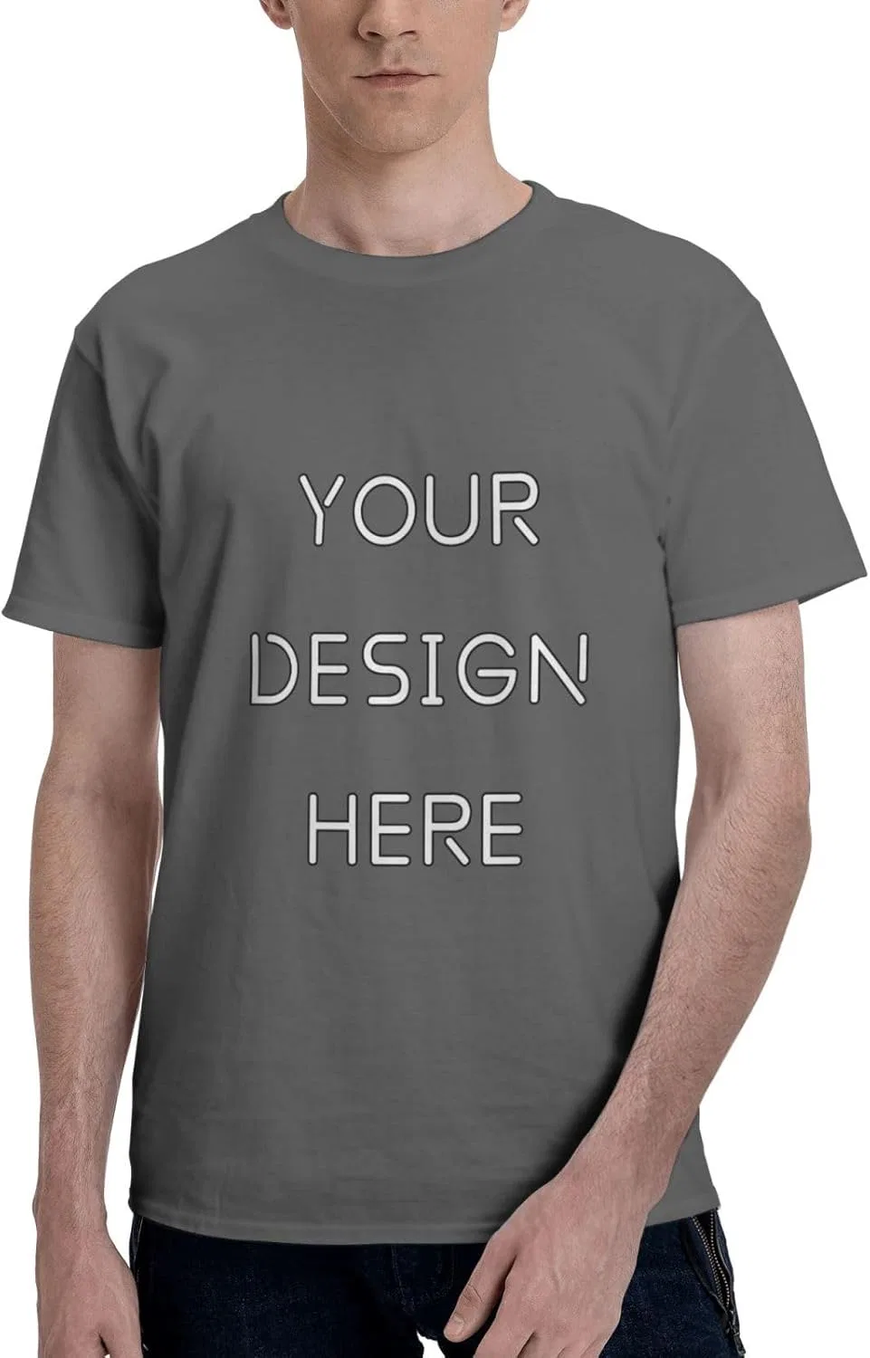 Футболка хлопковая Custom Shirt, Deep Heather