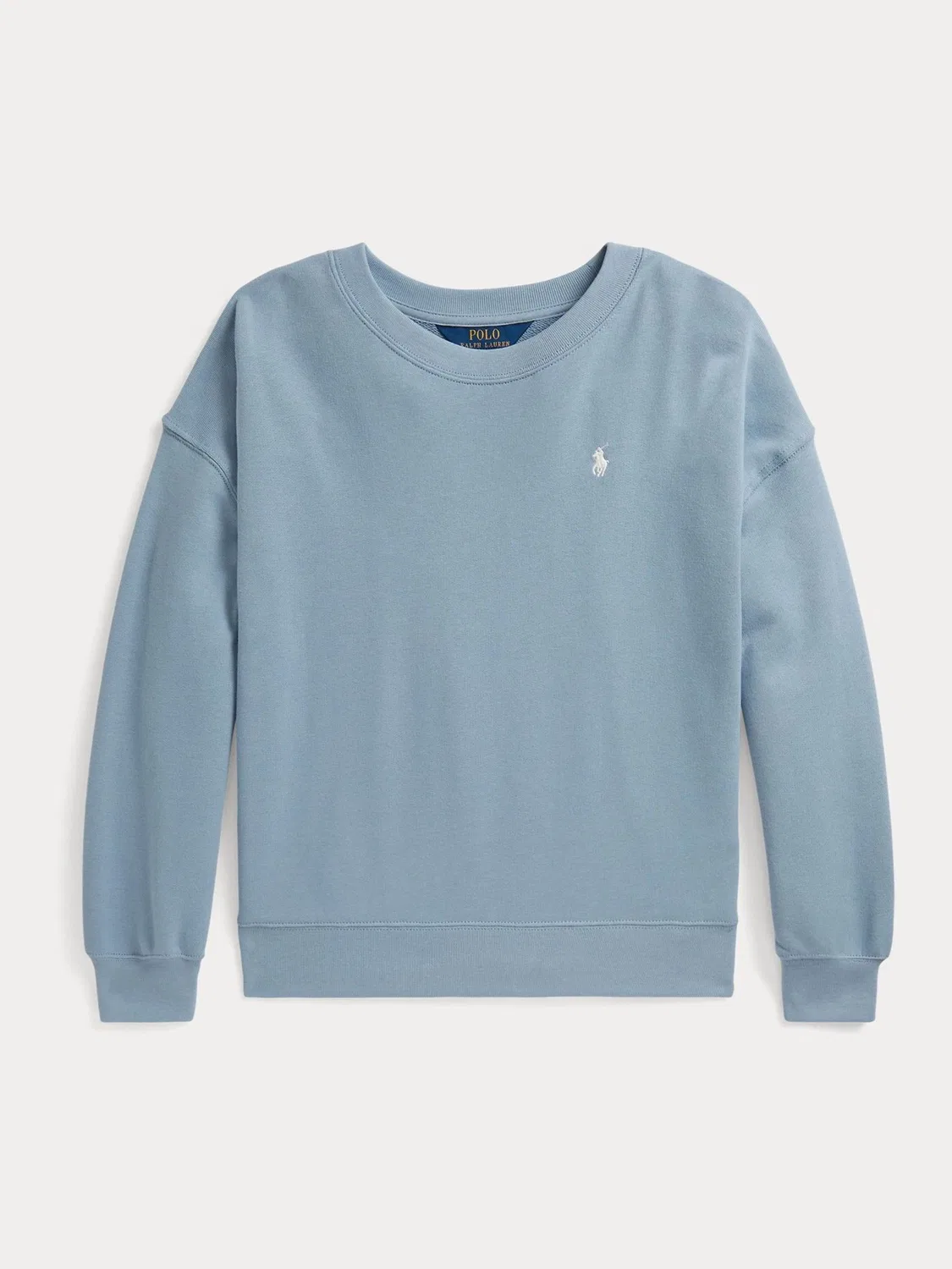 Свитшот с графическим принтом на спине Polo Ralph Lauren, синий