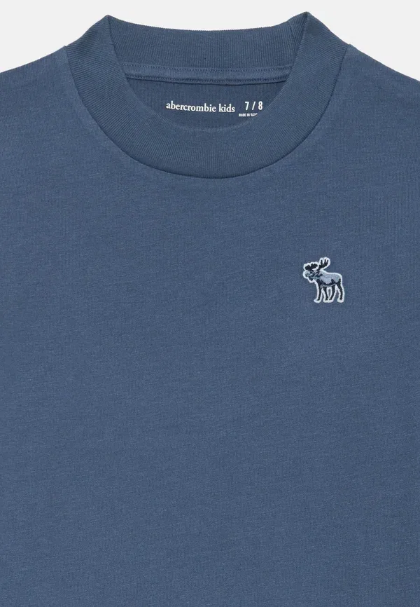 Комплект из 3 футболок с длинным рукавом Abercrombie & Fitch, индиго — фото 4