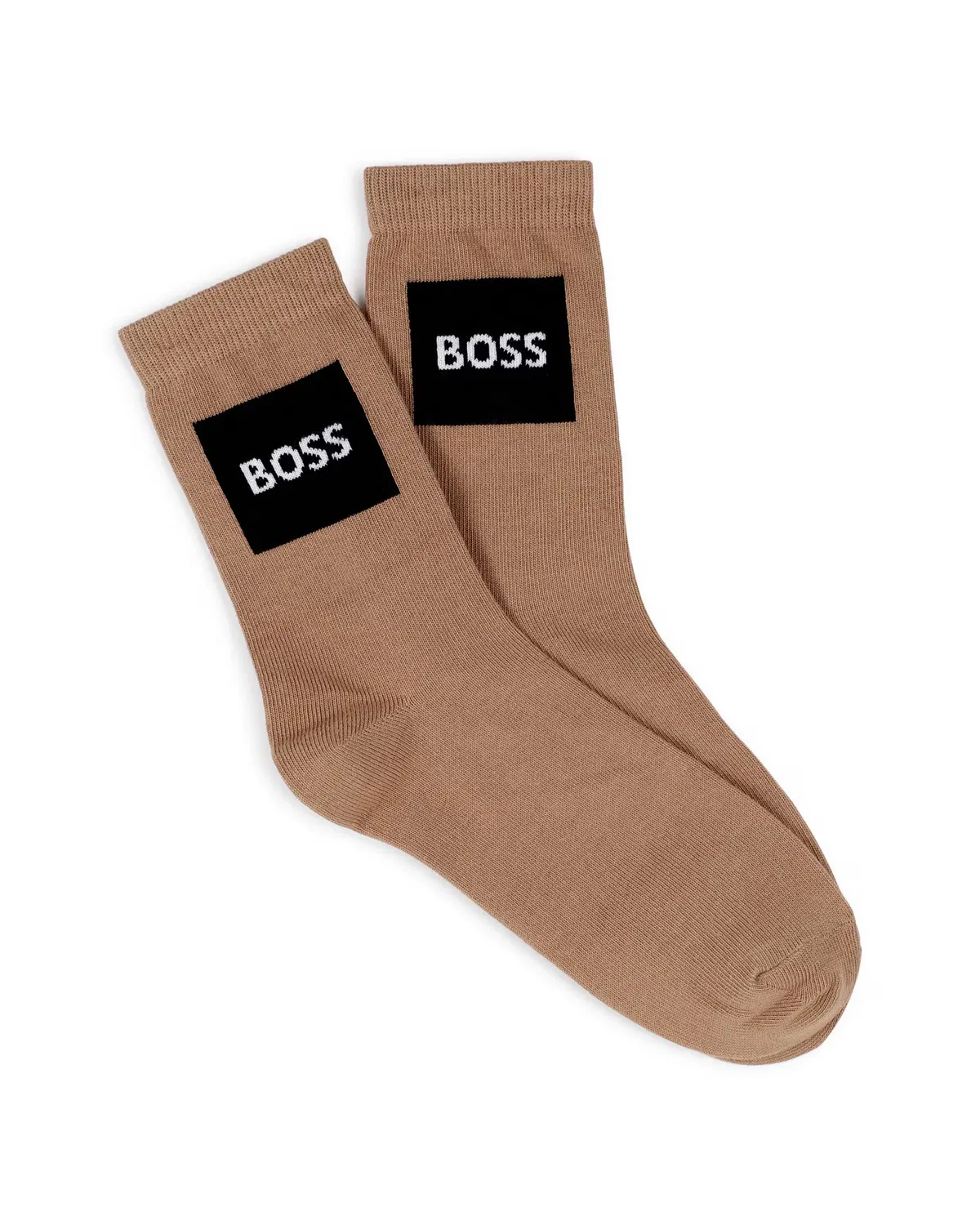 Детские носки для мальчиков с логотипом 3 пары BOSS Kidswear, Blanco