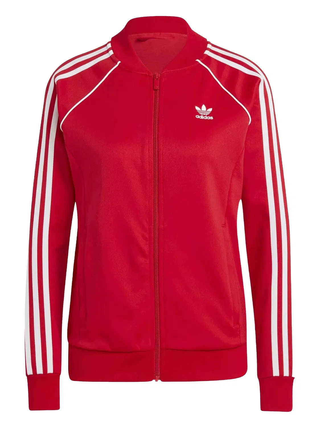 Куртка Adidas SST Adicolor Classics в ярко-красном, ярко-красный