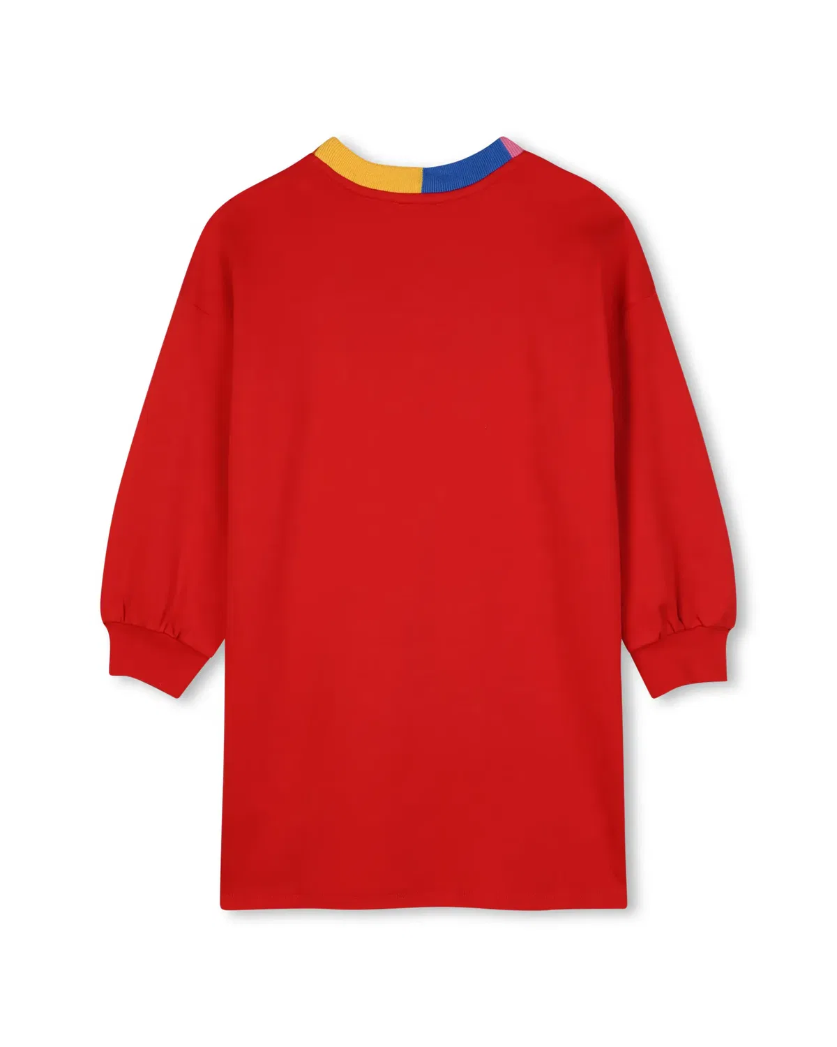 Детское платье для девочек с длинным рукавом Kenzo Kids, Rojo — фото 3
