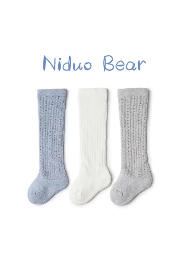 Носки детские высокие с дышащей сеткой Niduo Bear Niduoxiong, 24